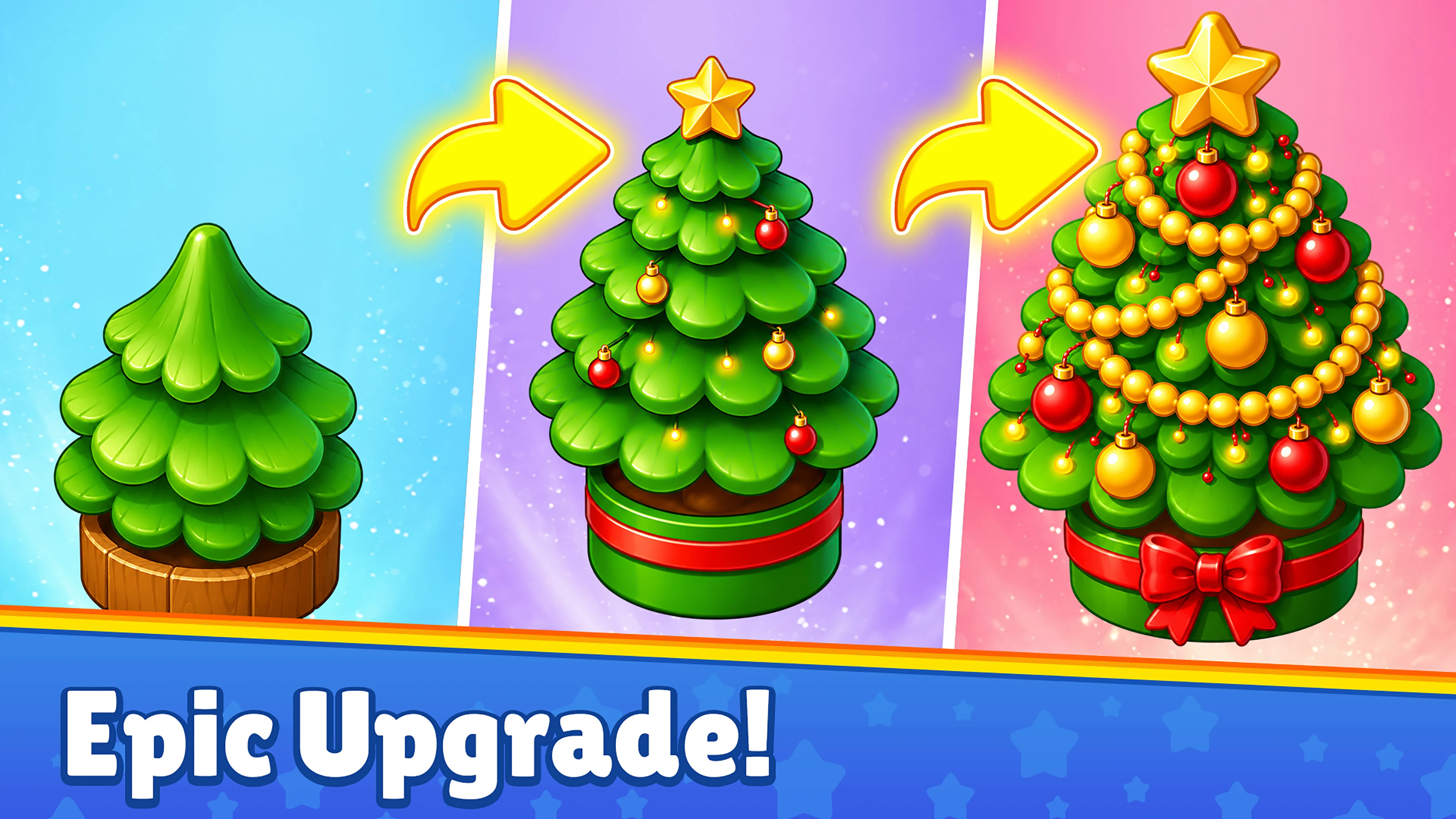 Merge Christmas Merge 3 puzzle screenshot